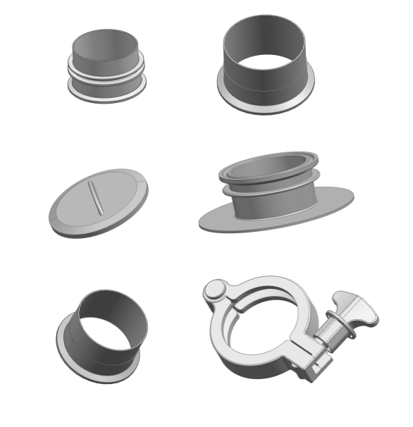 Feed Port & TC Sanitary Clamp Series
